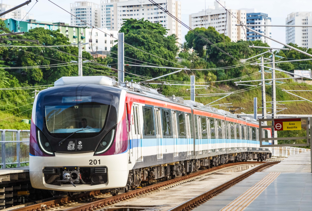 trem do metrô de Salvador