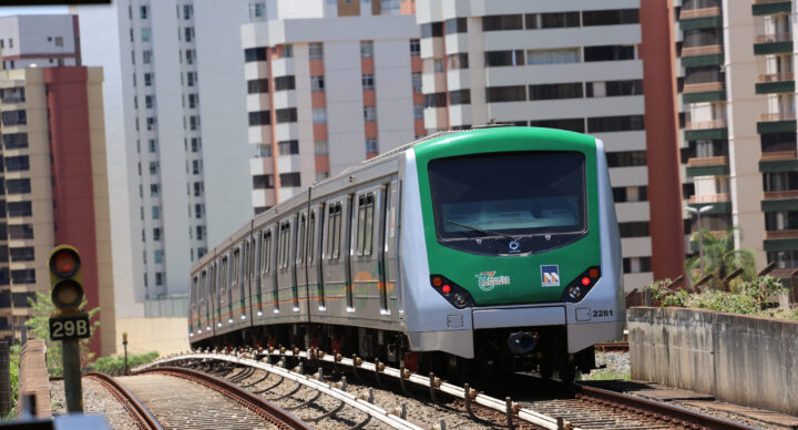 trem do metrô de Brasília